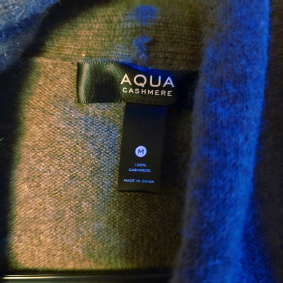 Aqua Cashmere brown open front cardigan size medium - Picture 3 of 3